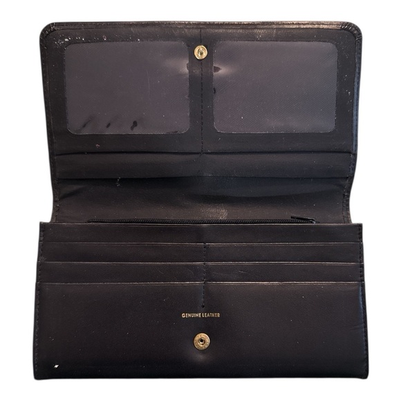 Sleek Black Leather Wallet - Picture 3 of 3